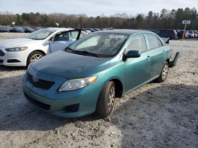 1NXBU4EE3AZ300226 - 2010 TOYOTA COROLLA BASE GREEN photo 1