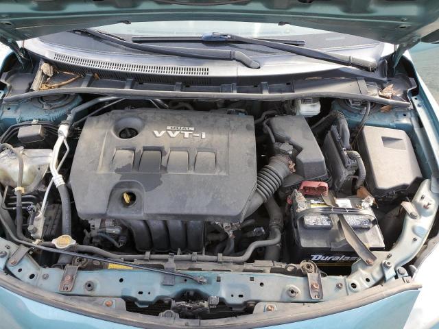 1NXBU4EE3AZ300226 - 2010 TOYOTA COROLLA BASE 绿色 照片 11
