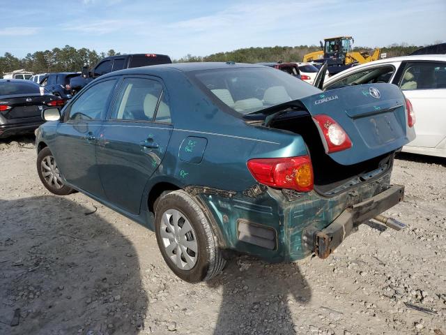 1NXBU4EE3AZ300226 - 2010 TOYOTA COROLLA BASE 绿色 照片 2