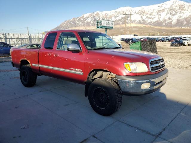 5TBBT441XYS080483 - 2000 TOYOTA TUNDRA ACCESS CAB RED photo 4