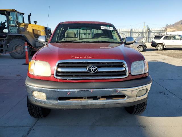 5TBBT441XYS080483 - 2000 TOYOTA TUNDRA ACCESS CAB RED photo 5