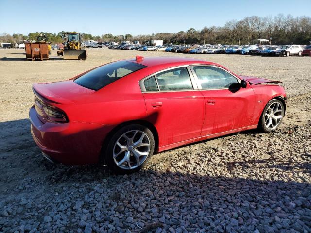 2C3CDXCT7FH826837 - 2015 DODGE CHARGER R/T RED photo 3