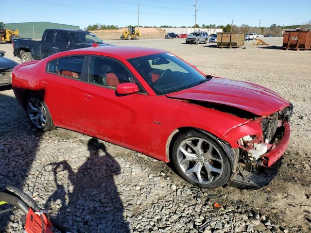 2C3CDXCT7FH826837 - 2015 DODGE CHARGER R/T RED photo 4