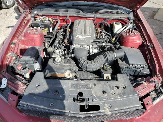 1ZVHT82H375320242 - 2007 FORD MUSTANG GT RED photo 11