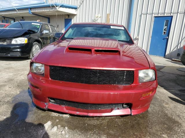 1ZVHT82H375320242 - 2007 FORD MUSTANG GT RED photo 5