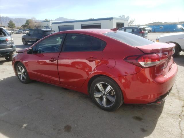 3KPFL4A76JE191632 - 2018 KIA FORTE LX RED photo 2