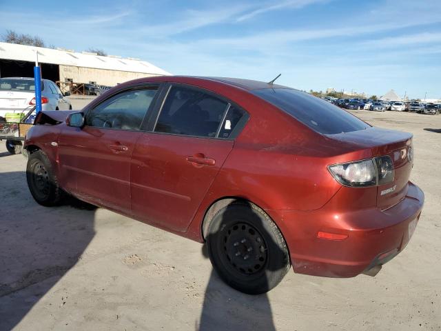 JM1BK12F281165709 - 2008 MAZDA 3 I MAROON photo 2