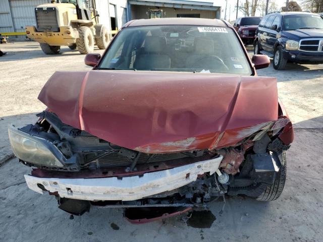 JM1BK12F281165709 - 2008 MAZDA 3 I MAROON photo 5