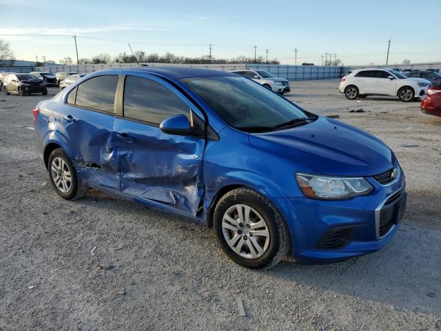 1G1JB5SH9H4100710 - 2017 CHEVROLET SONIC LS 蓝色 照片 4