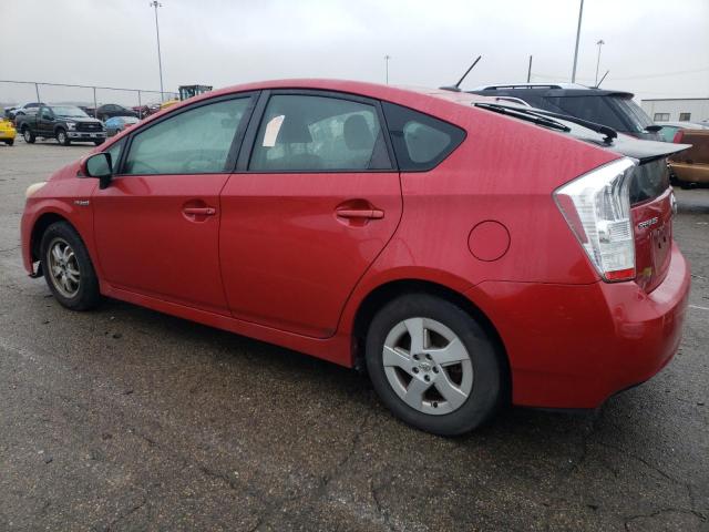 JTDKN3DU3A0242209 - 2010 TOYOTA PRIUS RED photo 2