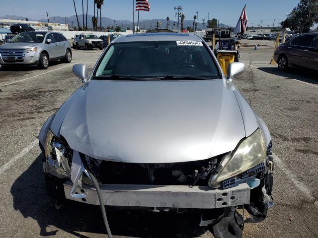 JTHCK262882025142 - 2008 LEXUS IS 250 SILVER photo 5