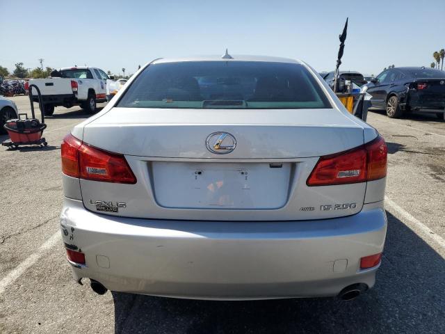 JTHCK262882025142 - 2008 LEXUS IS 250 SILVER photo 6