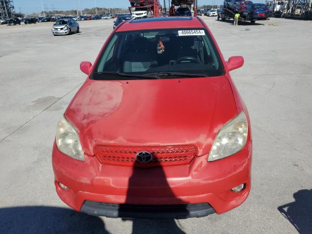 2T1KR32E96C567167 - 2006 TOYOTA COROLLA MA XR RED photo 5