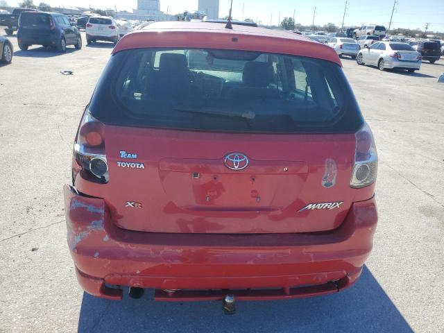 2T1KR32E96C567167 - 2006 TOYOTA COROLLA MA XR RED photo 6