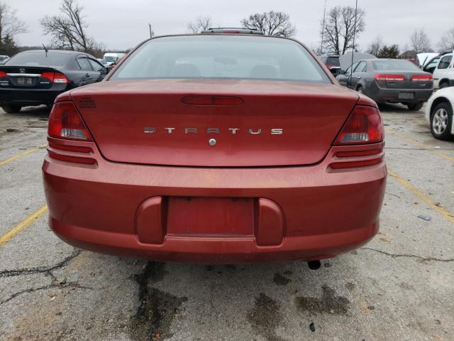 1B3EJ46X41N570362 - 2001 DODGE STRATUS SE RED photo 6