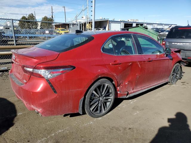 4T1BZ1HK9KU023570 - 2019 TOYOTA CAMRY XSE RED photo 3