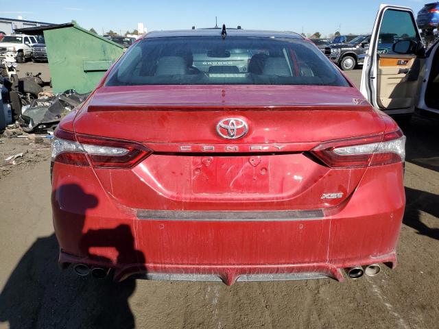 4T1BZ1HK9KU023570 - 2019 TOYOTA CAMRY XSE RED photo 6