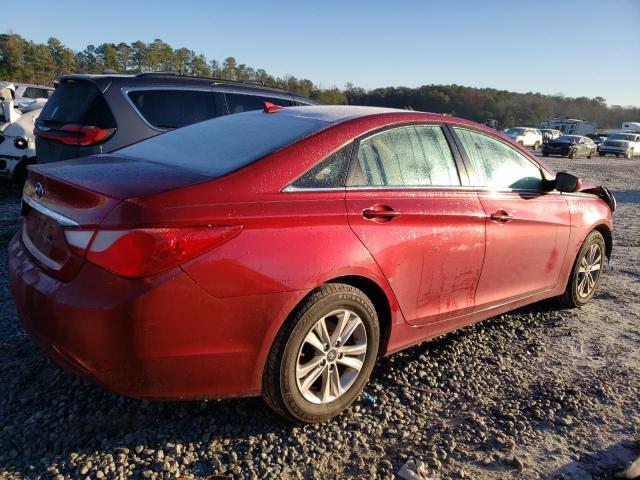 5NPEB4AC5DH733346 - 2013 HYUNDAI SONATA GLS MAROON photo 3