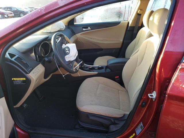 5NPEB4AC5DH733346 - 2013 HYUNDAI SONATA GLS MAROON photo 7