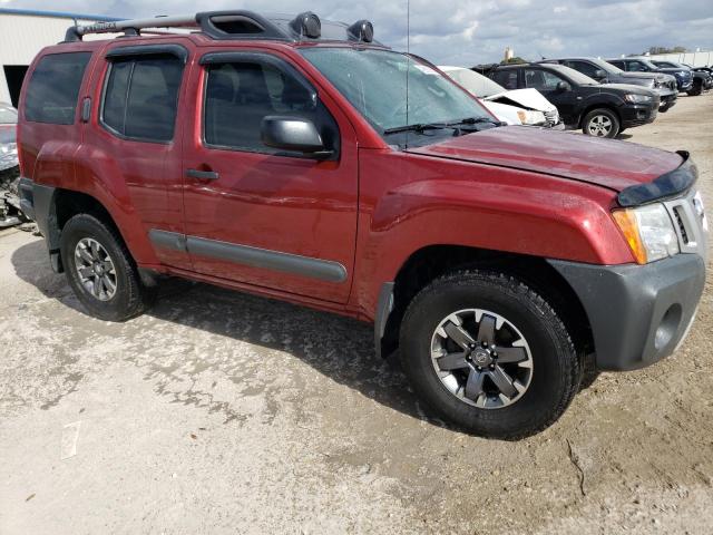 5N1AN0NW6EN810287 - 2014 NISSAN XTERRA X BURGUNDY photo 4