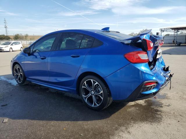 1G1BE5SM0K7130192 - 2019 CHEVROLET CRUZE LT BLUE photo 2