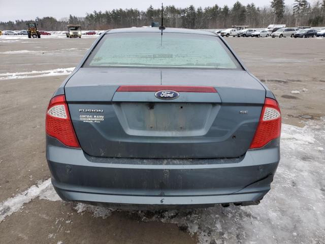 3FAHP0HA1CR314049 - 2012 FORD FUSION SE BLUE photo 6