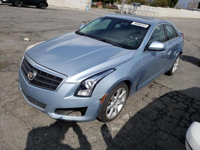 1G6AA5RAXD0164181 - 2013 CADILLAC ATS BLUE photo 1