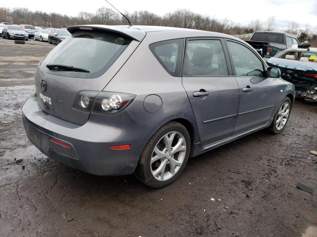 JM1BK344771639272 - 2007 MAZDA 3 HATCHBACK GRAY photo 3