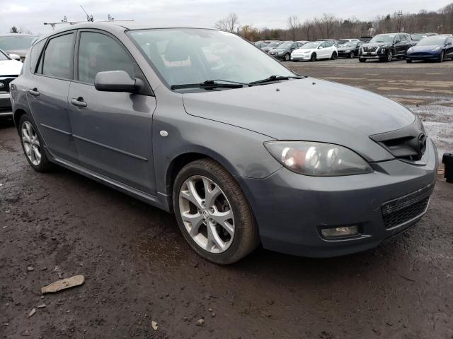 JM1BK344771639272 - 2007 MAZDA 3 HATCHBACK GRAY photo 4