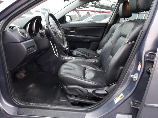 JM1BK344771639272 - 2007 MAZDA 3 HATCHBACK GRAY photo 7