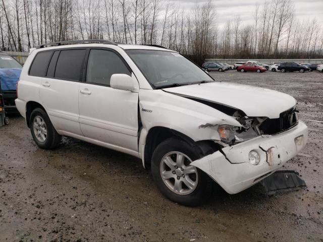 JTEHF21A710007710 - 2001 TOYOTA HIGHLANDER WHITE photo 4