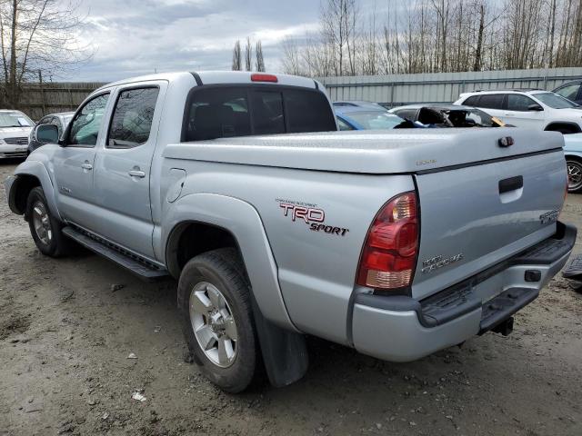5TEJU62N86Z279260 - 2006 TOYOTA TACOMA DOUBLE CAB PRERUNNER SILVER photo 2