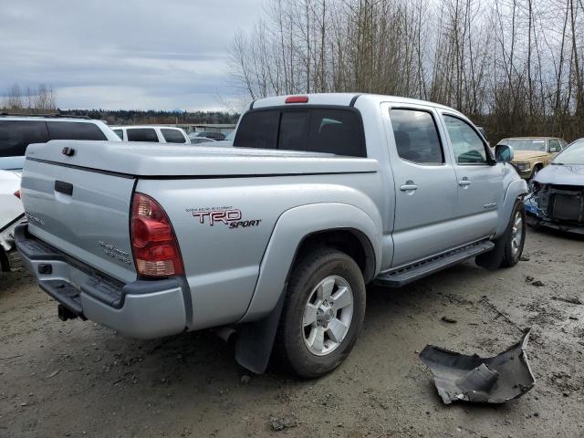 5TEJU62N86Z279260 - 2006 TOYOTA TACOMA DOUBLE CAB PRERUNNER SILVER photo 3