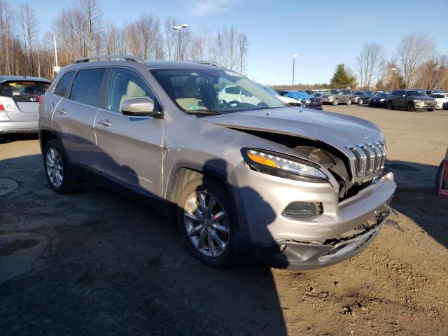 1C4PJLDB5HW522317 - 2017 JEEP CHEROKEE LIMITED SILVER photo 4