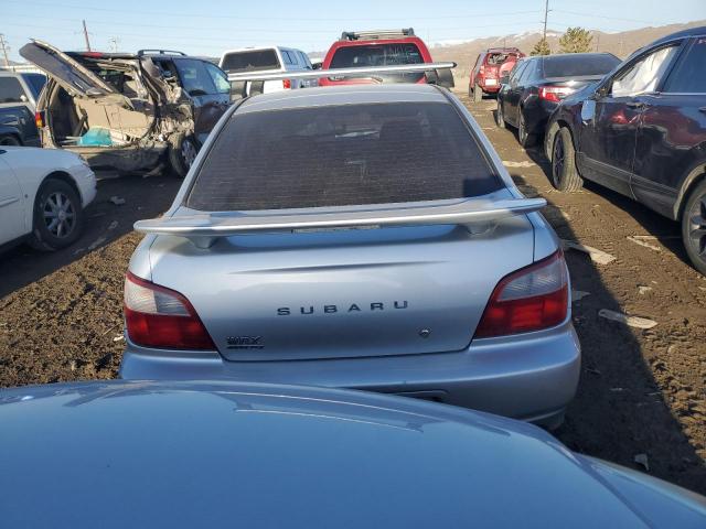 JF1GD29613G513796 - 2003 SUBARU IMPREZA WRX SILVER photo 6