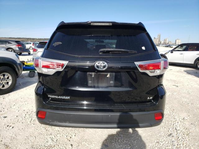 5TDZARFH3FS016799 - 2015 TOYOTA HIGHLANDER LE BLACK photo 6