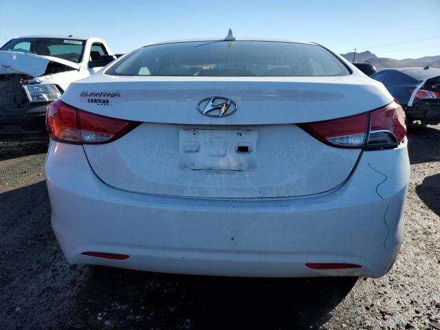 5NPDH4AEXCH123937 - 2012 HYUNDAI ELANTRA GLS WHITE photo 6