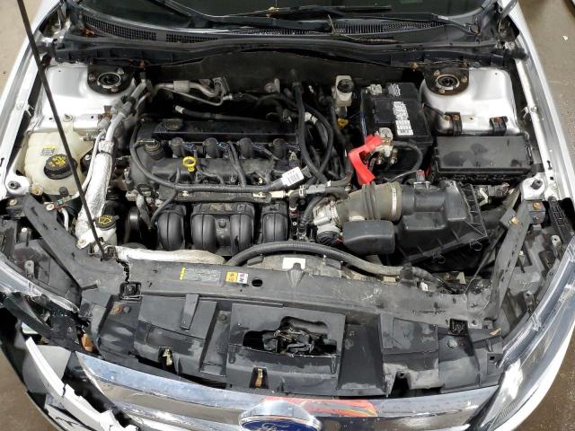 3FAHP0JA7CR106851 - 2012 FORD FUSION SEL SILVER photo 11