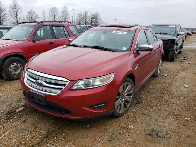 1FAHP2FW0AG113158 - 2010 FORD TAURUS LIMITED RED photo 1