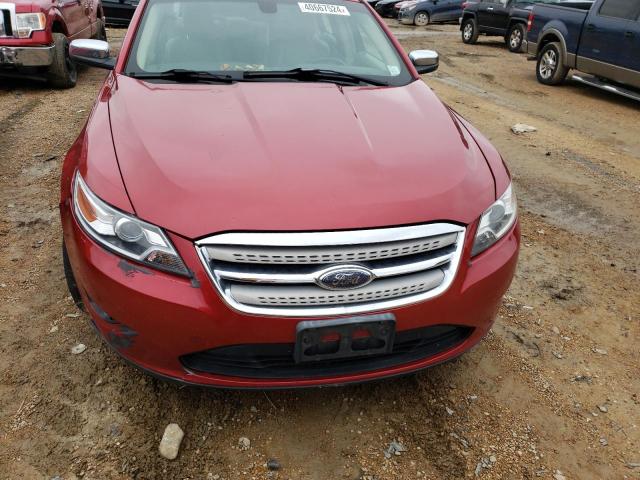 1FAHP2FW0AG113158 - 2010 FORD TAURUS LIMITED RED photo 5