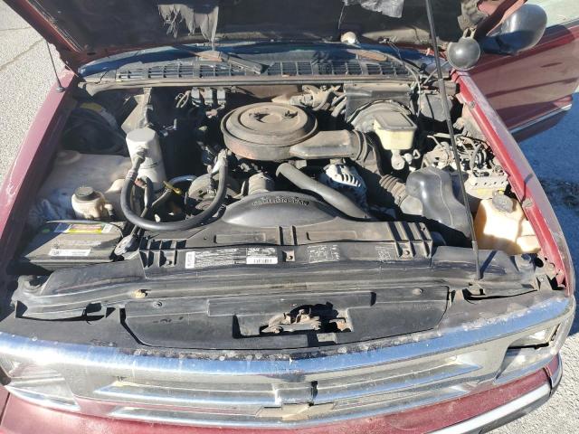 1GCCS19Z1R8132102 - 1994 CHEVROLET S TRUCK S10 RED photo 11