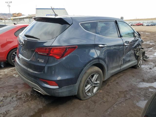 5NMZTDLB5JH107100 - 2018 HYUNDAI SANTA FE S BLUE photo 3