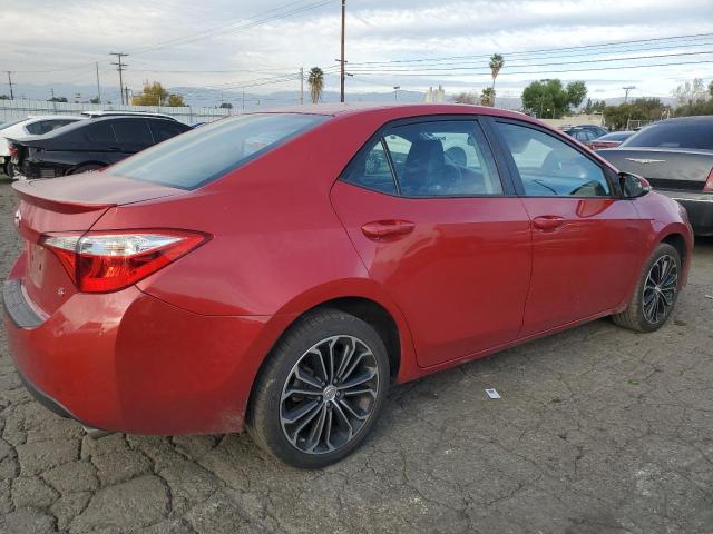 5YFBURHE3GP515818 - 2016 TOYOTA COROLLA L RED photo 3