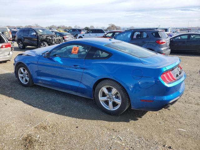 1FA6P8TH1K5175911 - 2019 FORD MUSTANG BLUE photo 2