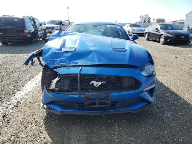 1FA6P8TH1K5175911 - 2019 FORD MUSTANG BLUE photo 5