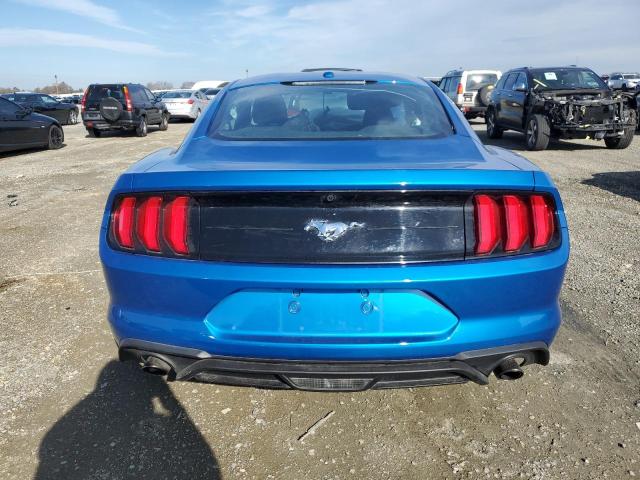 1FA6P8TH1K5175911 - 2019 FORD MUSTANG BLUE photo 6