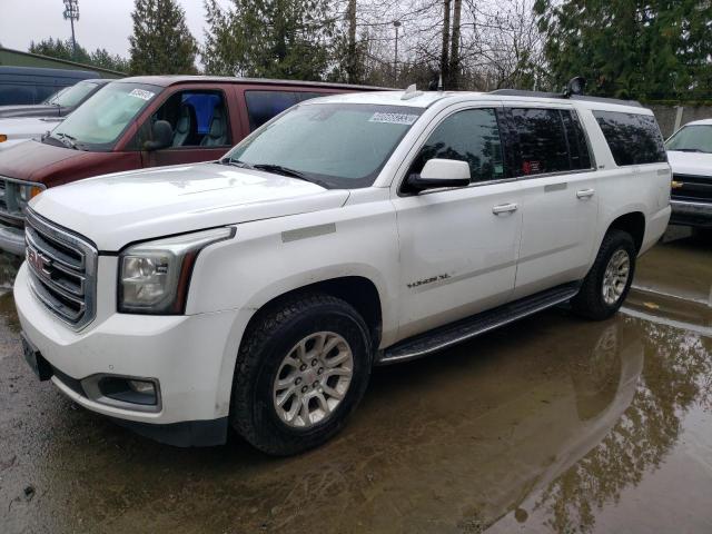 1GKS2GKC0GR286347 - 2016 GMC YUKON XL K1500 SLT WHITE photo 1