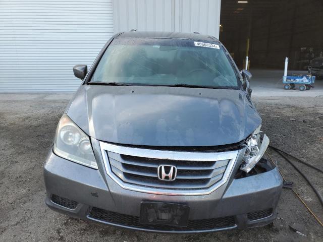 5FNRL3H42AB052417 - 2010 HONDA ODYSSEY EX BLUE photo 5