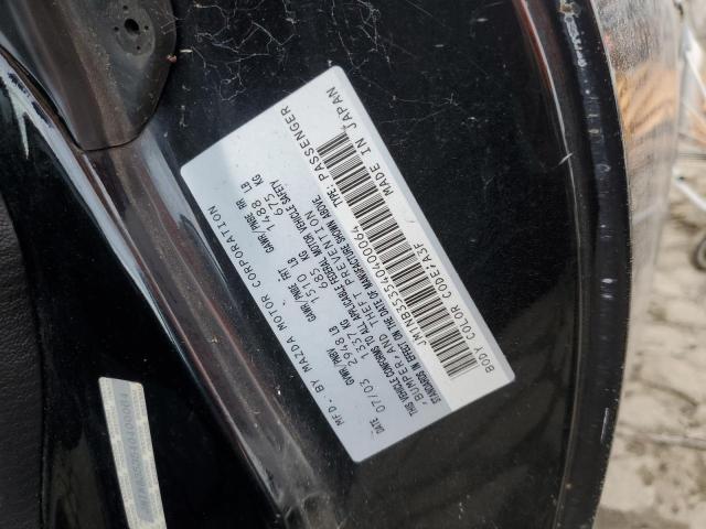 JM1NB353540400064 - 2004 MAZDA MX-5 MIATA BASE BLACK photo 12