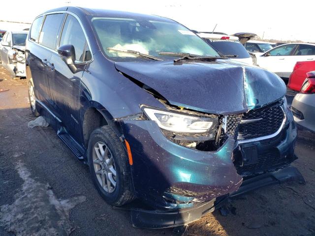 2C4RC1BG2PR505293 - 2023 CHRYSLER PACIFICA TOURING L BLUE photo 4